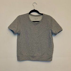 Theory Short Sleeved Sweater, Gray